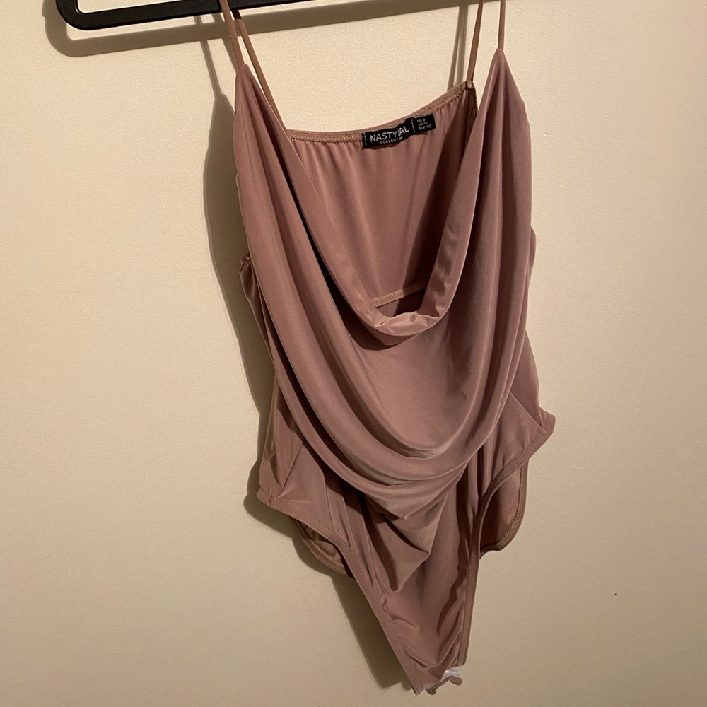 cowl neck bodysuit